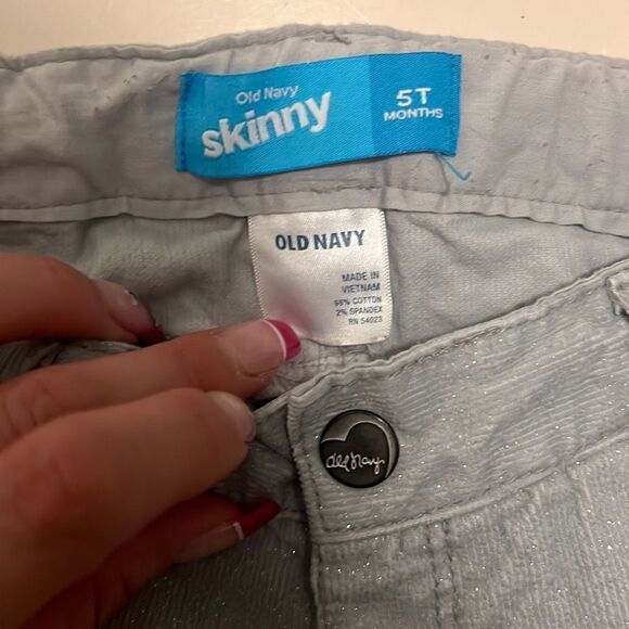 Girls Old Navy Skinny Sparkle Cords - Picture 6 of 9